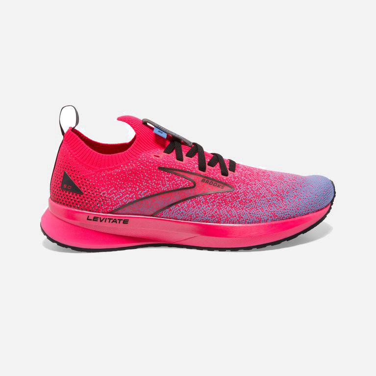 Brooks Levitate Stealthfit 5 Australia - Women's Energy Return Road Running Shoes - Diva Pink/Cornfl